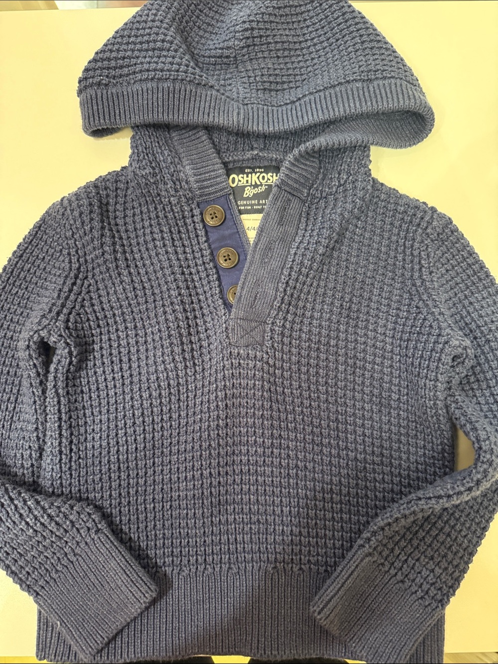 OshKosh B'gosh Boys V-Neck Hooded Sweater
